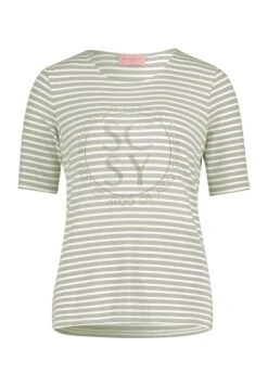 Betty Barclay RINGEL KURZARM - T-shirt Z Nadrukiem - Green White -sklep Next fccecf291830449581a84957ae809d75