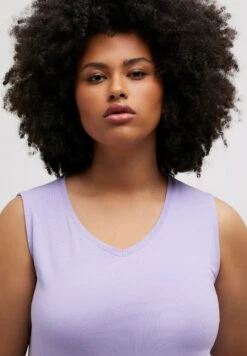 Ulla Popken Top - Lavender -sklep Next fe21afb64f5e41fa94e7a136dd709f7b